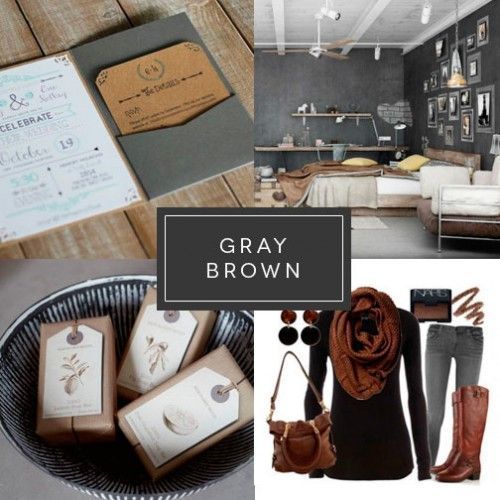 Gris y marrón Interiorismo Branding