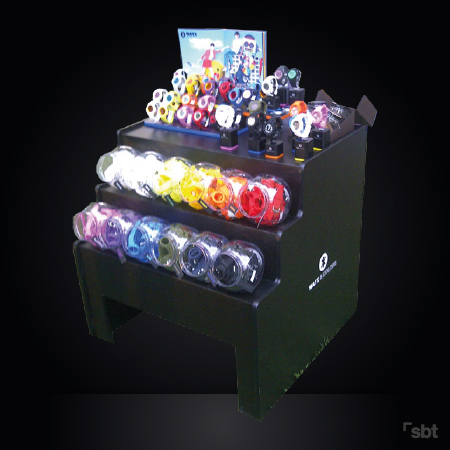 PLV EXPOSITORES SEMI PERMANENTES RETAIL EXPOSITORES DE PRODUCTO MUEBLE EXPOSITOR EN REBOARD EXPOSITOR DE PIE EXPOSITOR COLUMNA FLOOR STAND
