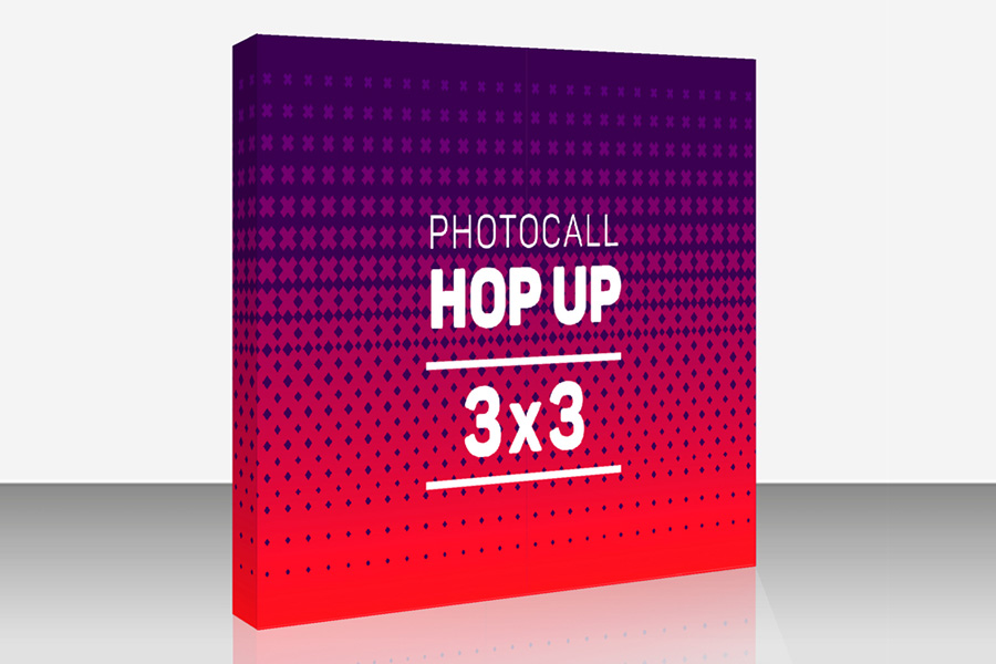 Photocall Hop Up impreso Comprar photocall barato