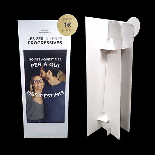 Totem con peana trasera foam