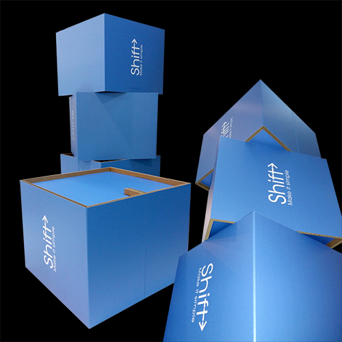 CUBOS APILABLES CARTÓN TRIPLEX