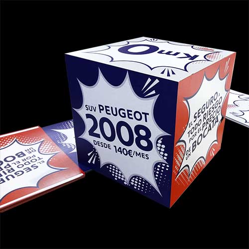 CUBO CARTÓN MICROCANAL