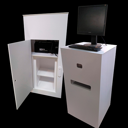 Mostrador multimedia foam