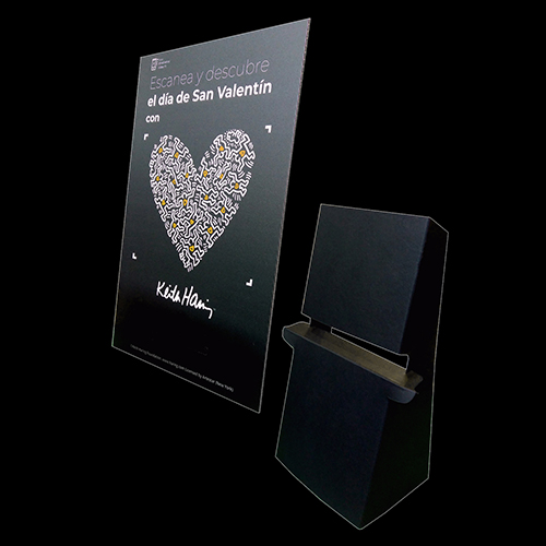 DISPLAY PVC NEGRO