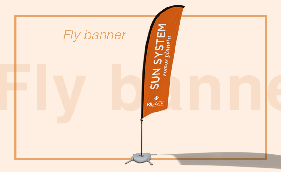 Banderola publicitaria fly banner