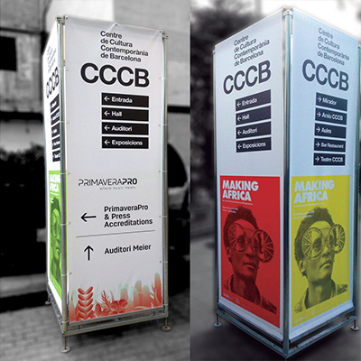 Lonas publicitarias impresas