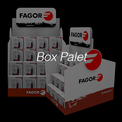 Box palet Impresión para Punto de Venta