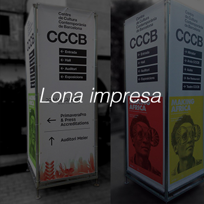 Lonas impresas a medida