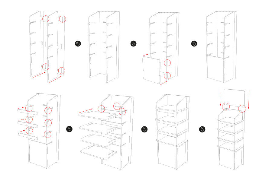 expositores de cartón
