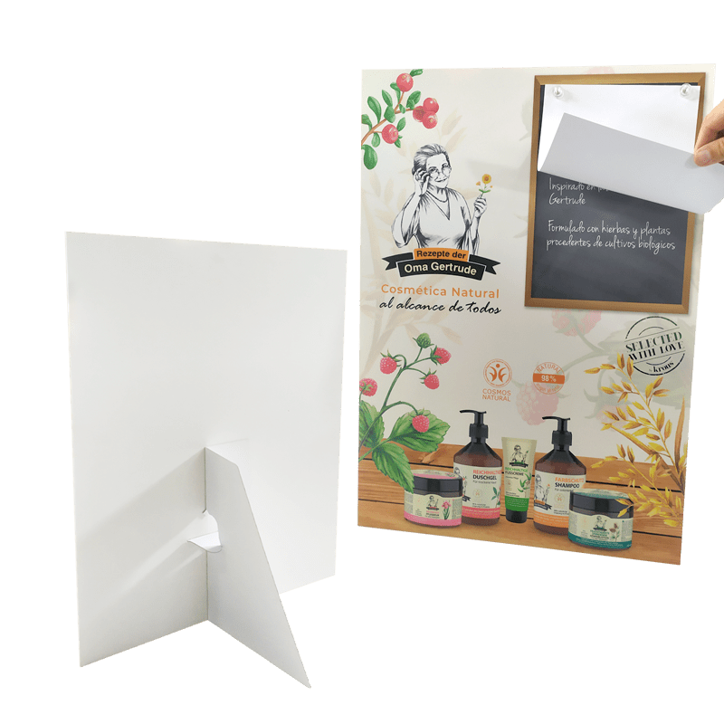 Display sobremesa cartón kroma con imán