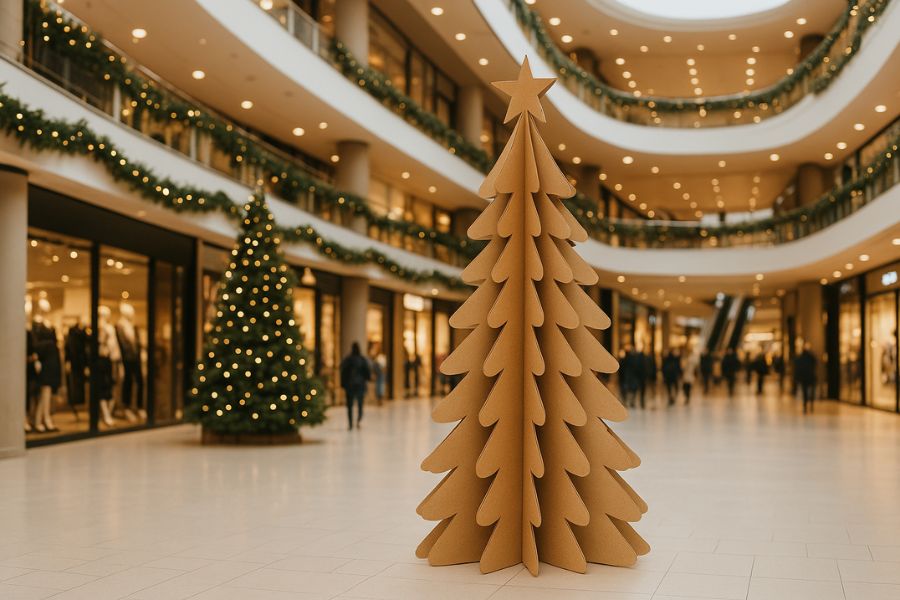árbol Navidad cartón