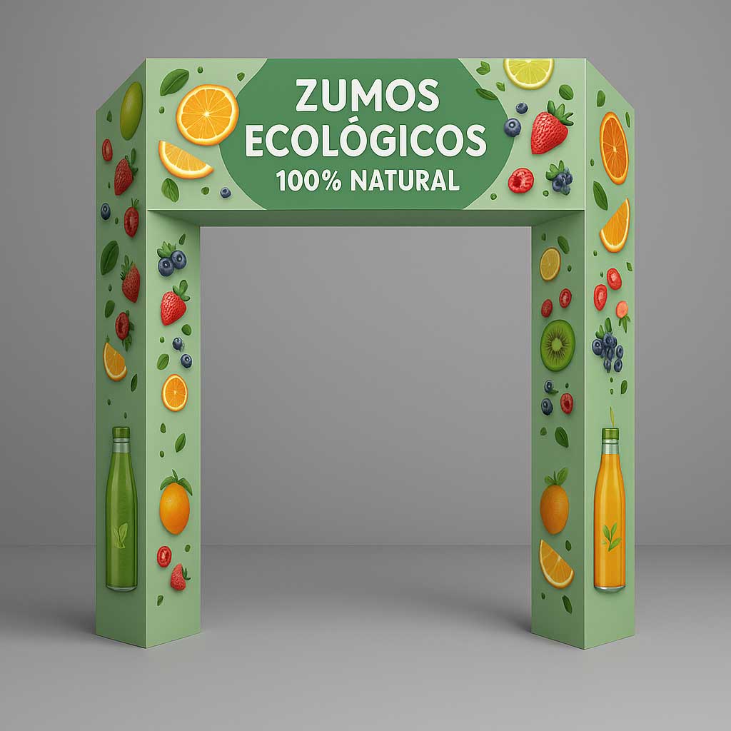 Arcos impresos expositores plv Arcos impresos