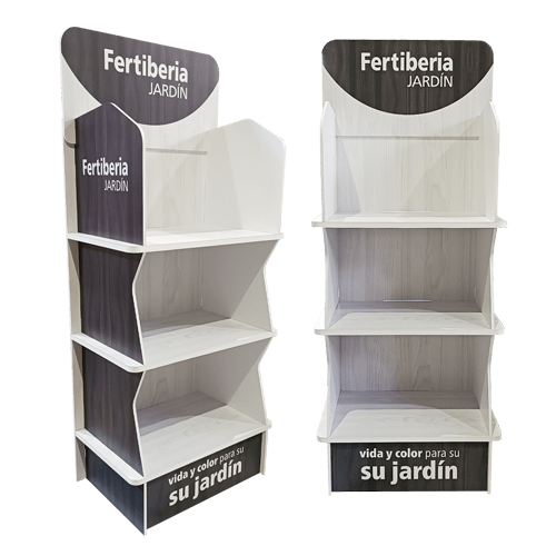 Expositor tienda suelo