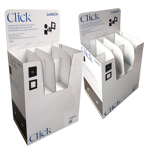 Expositores de cartón box palet Expositores de cartón box palet