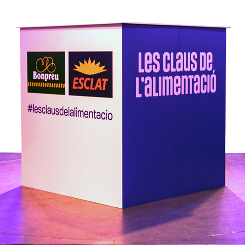 Expositores de cartón cubos Expositores de cartón cubos