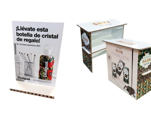 Expositores de cartón