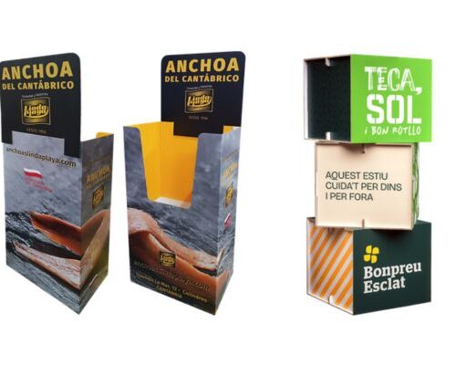 Expositores de cartón