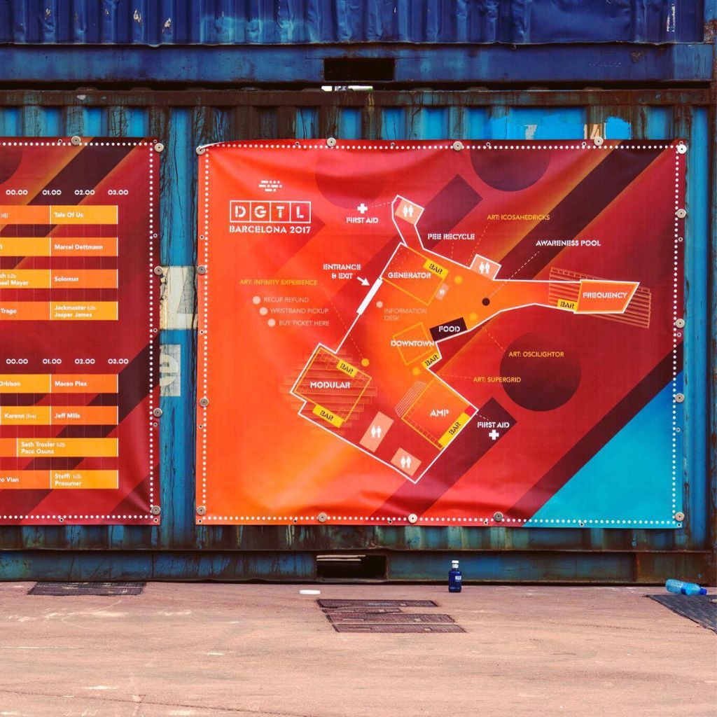 lonas impresas evento