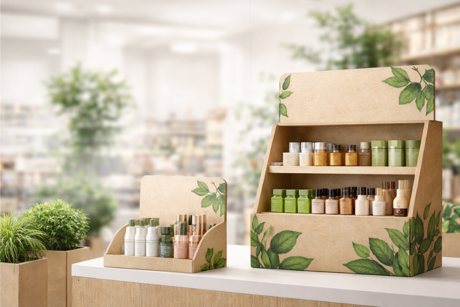 expositores de cartón